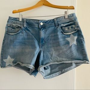 Star-Spangled Jean Shorts